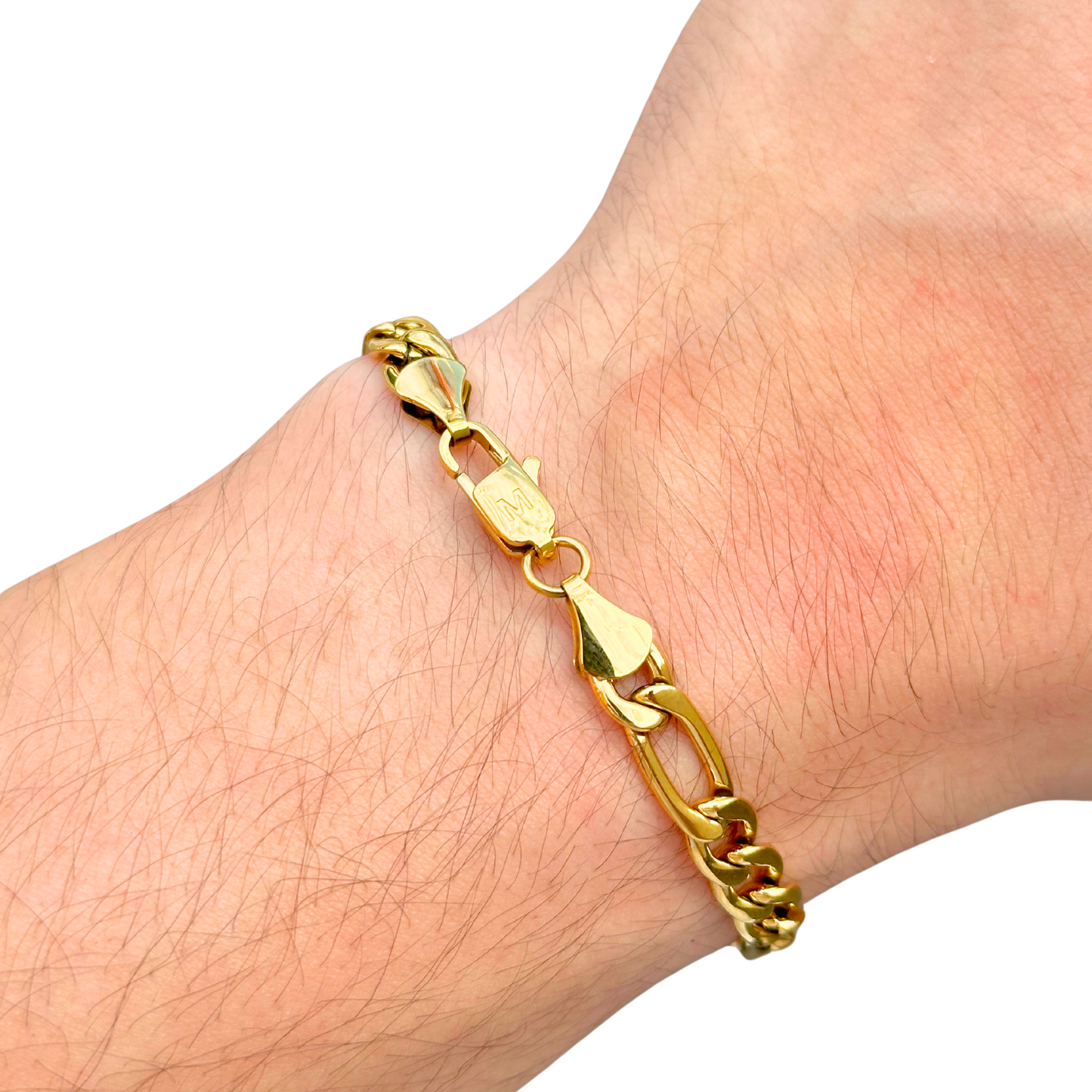 Figaro Bracelet Gold - 7mm