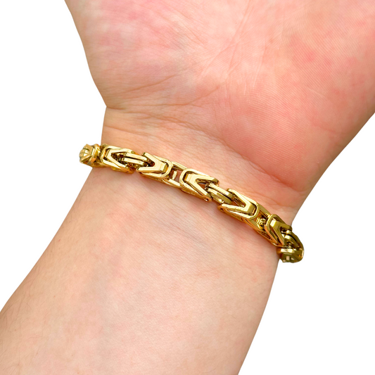 Bransoletka Cesarska Złota - 6mm