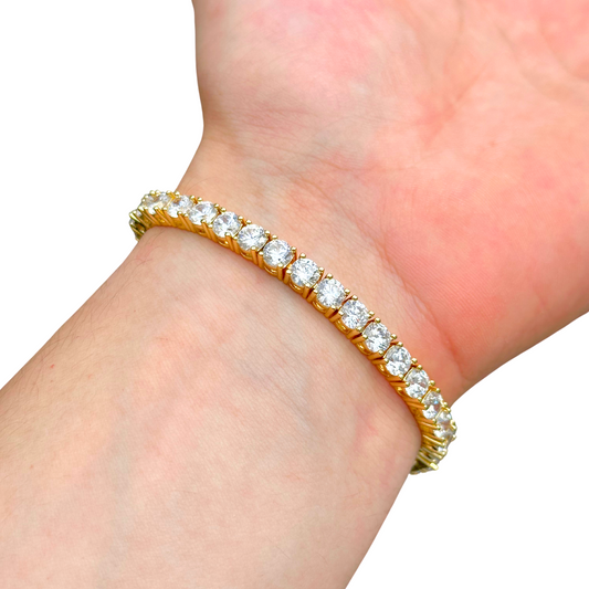 Bransoletka Tennis Złota - 5mm