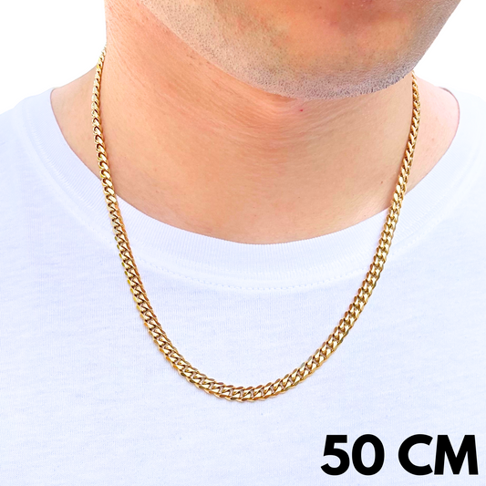 Łańcuch Cuban Złoty - 5mm