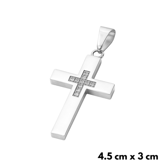 Zawieszka King Cross Białe Złoto