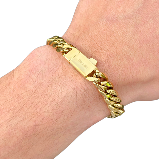 Bransoletka Cuban Złota - 10mm