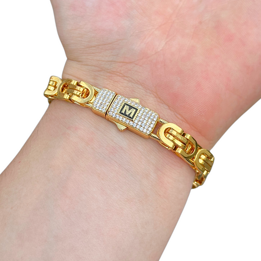 Bransoletka Szlachecka Złota - 8mm