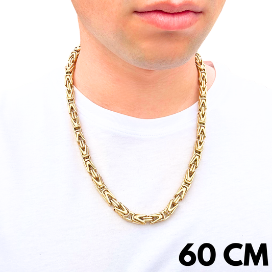 Łańcuch Cesarski Złoty - 8mm