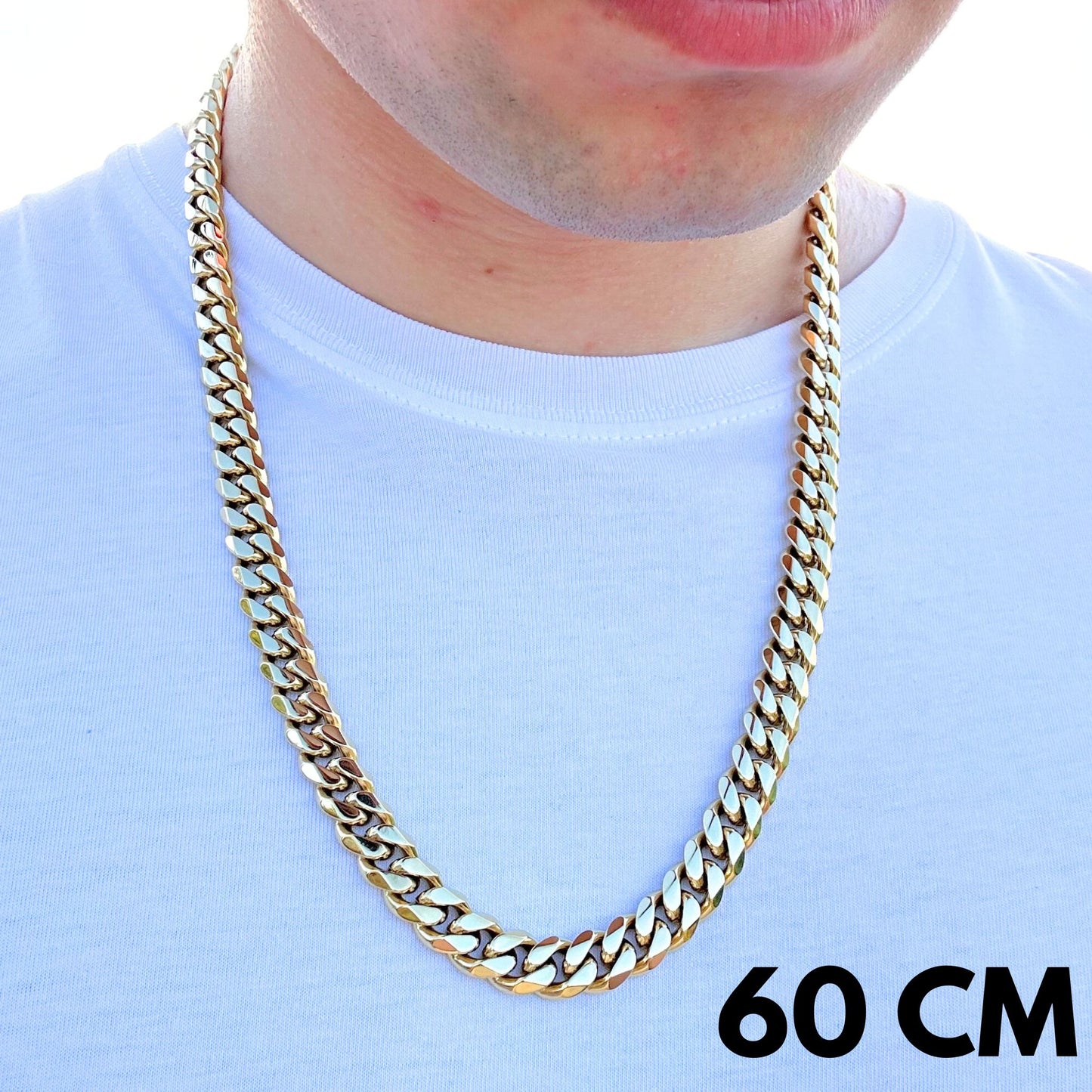 Łańcuch Cuban Złoty - 10mm