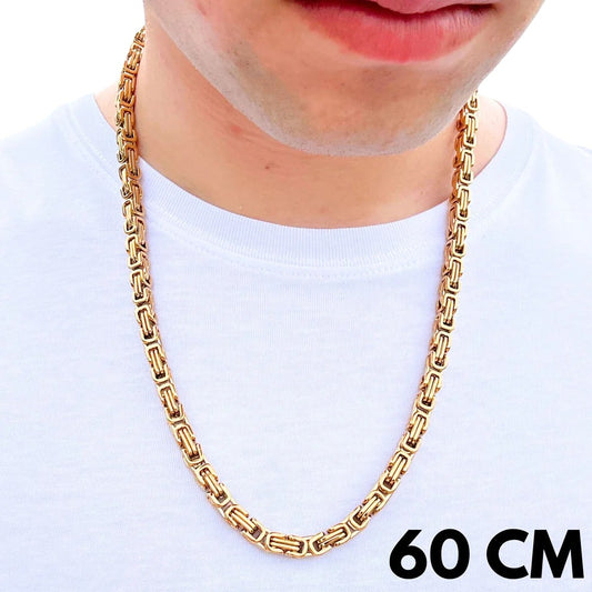 Łańcuch Królewski Złoty - 6mm