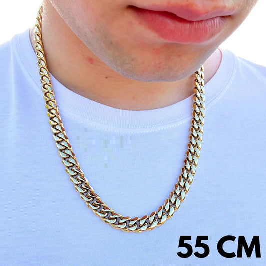 Łańcuch Cuban Złoty - 10mm