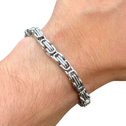 Royal Bracelet White Gold - 6 mm