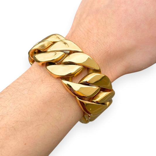 Bransoletka Cuban Złota - 31mm