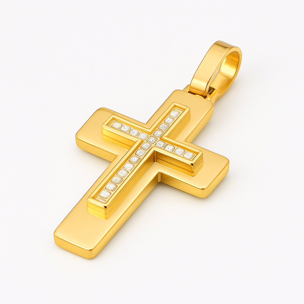 Zawieszka Eternal Cross Złota