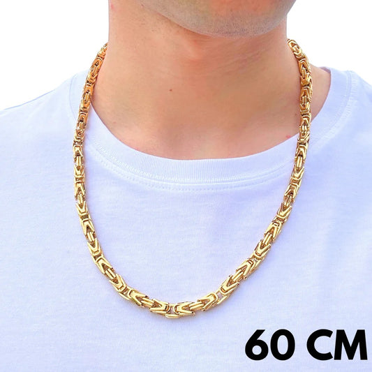 Łańcuch Cesarski Złoty - 6mm
