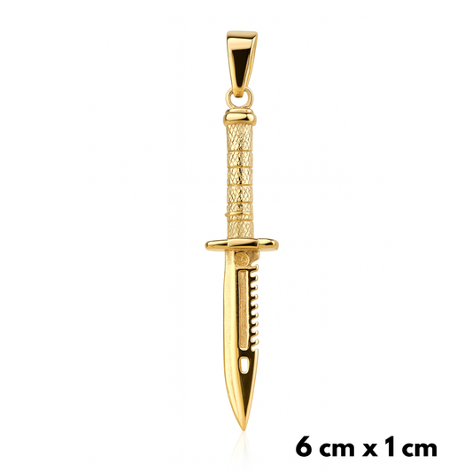 Zawieszka Knife Złota