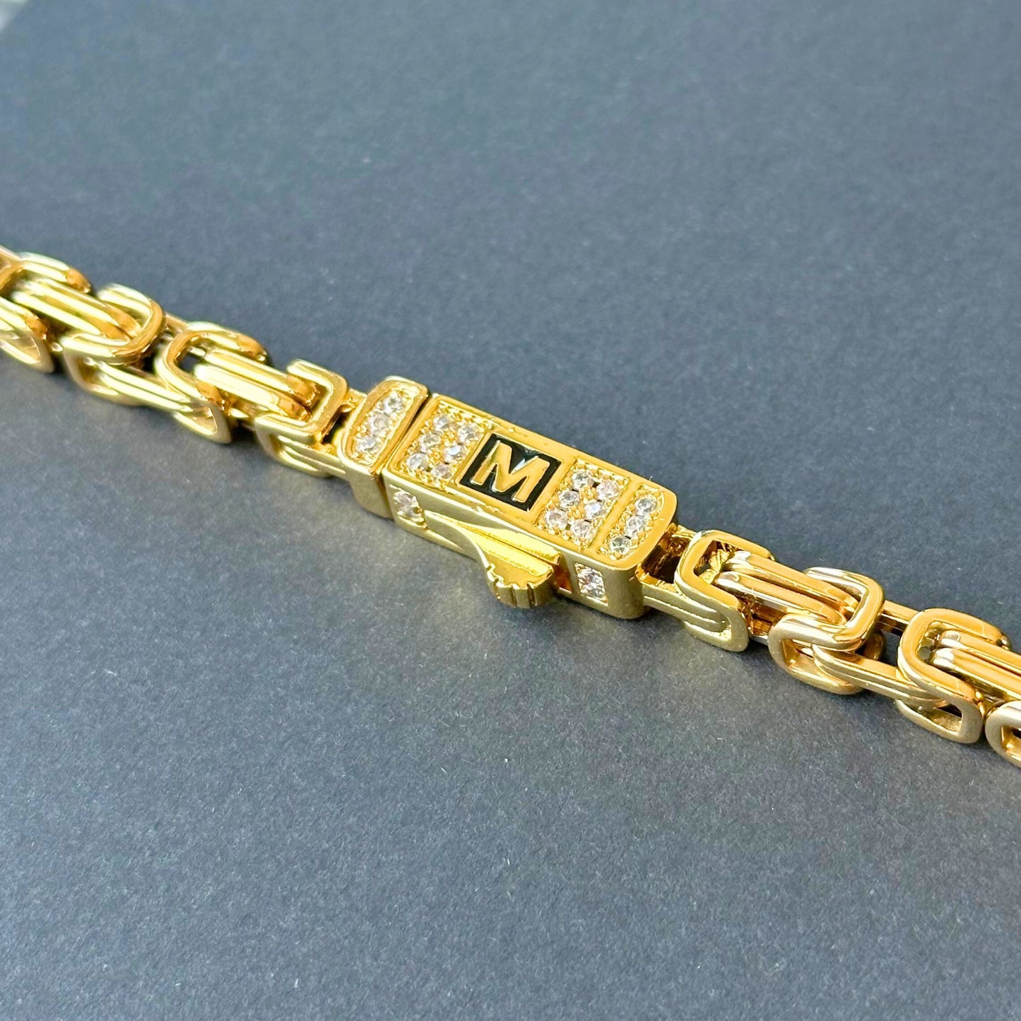 Łańcuch Królewski Złoty - 4mm
