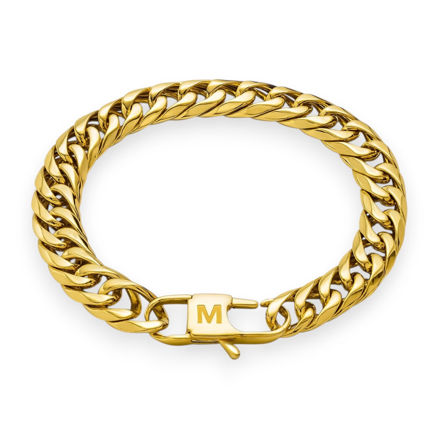 Classic Cuban Bracelet Gold - 12mm