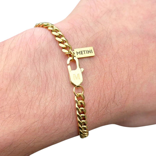 Bransoletka Cuban Złota - 5mm