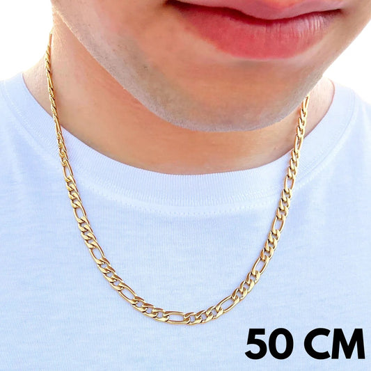 Łańcuch Figaro Złoty - 5mm