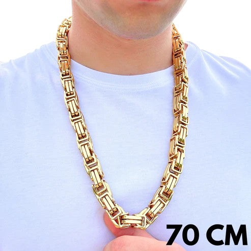 Łańcuch Królewski Złoty - 15mm