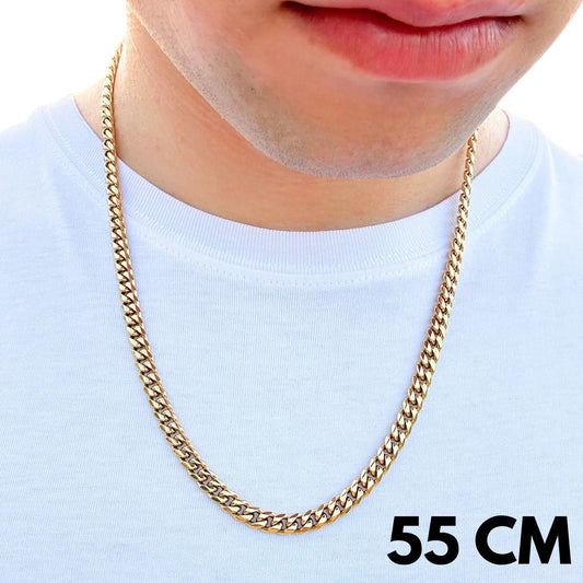 Łańcuch Cuban Złoty - 6mm