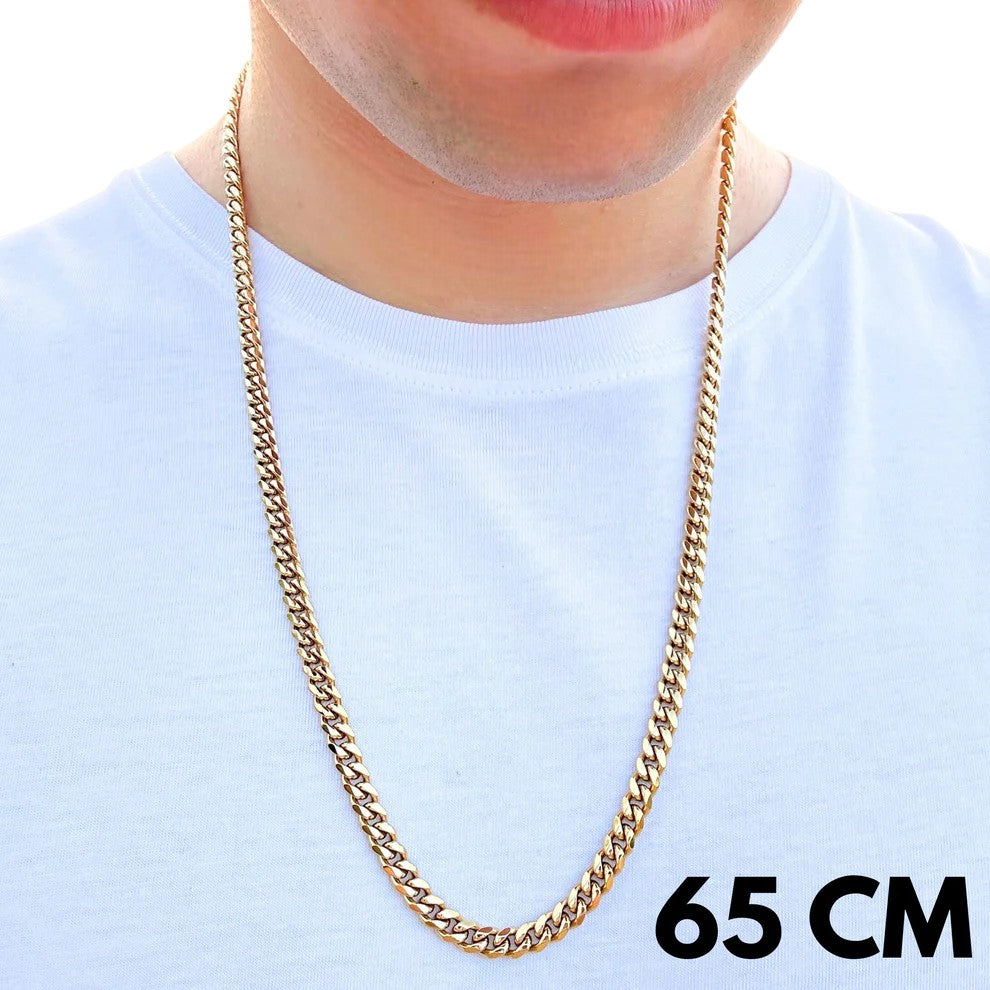 Łańcuch Cuban Złoty - 6 mm
