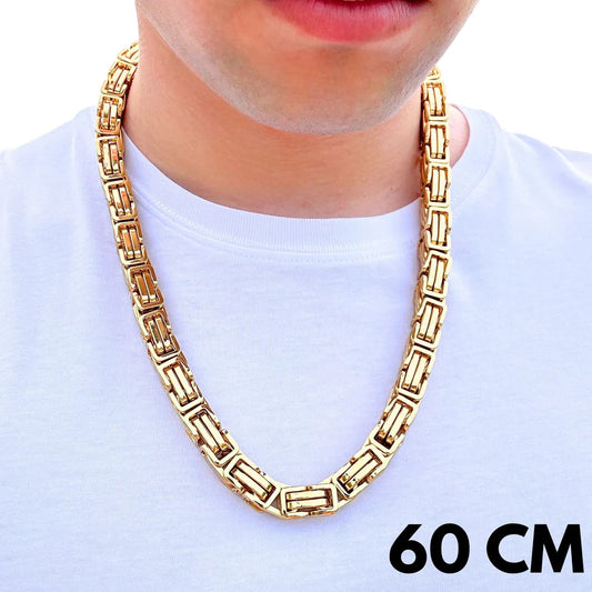 Łańcuch Królewski Złoty - 12mm