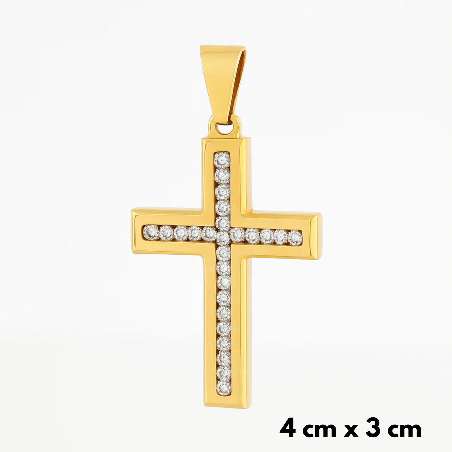 Zawieszka Elegant Cross Złota