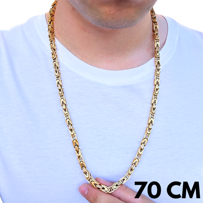 Łańcuch Cesarski Złoty - 6 mm