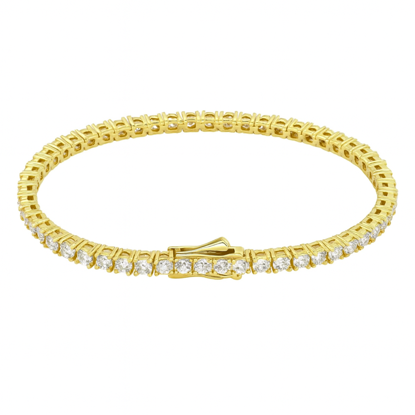 Bransoletka Tennis S925 Złota Damska - 3mm