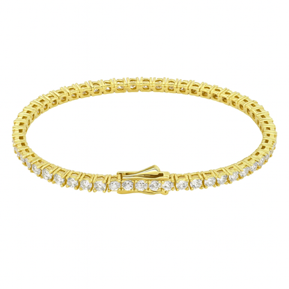 Bransoletka Tennis S925 Złota Damska - 3mm