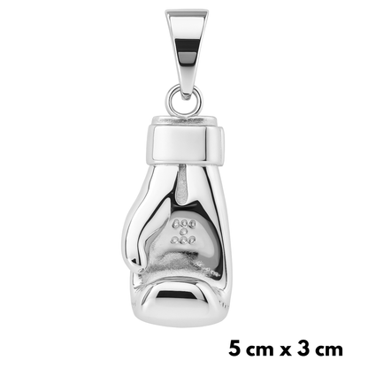 Zawieszka BOXER Białe Złoto