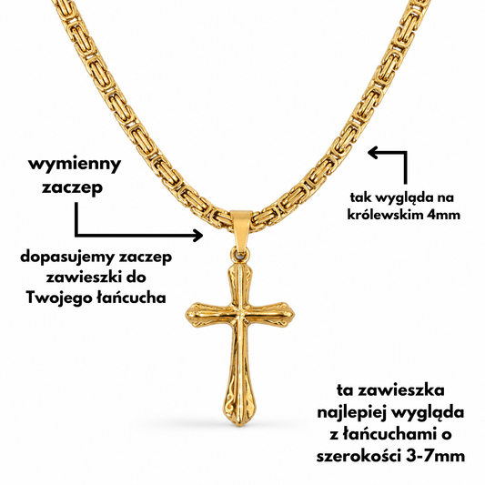 Zawieszka Grace Cross Złota