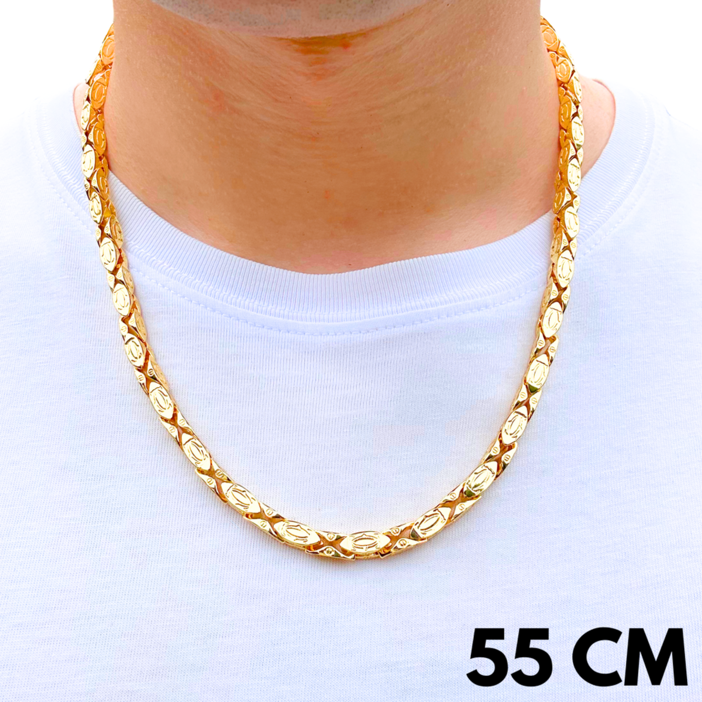 Łańcuch Magnacki Złoty - 5mm