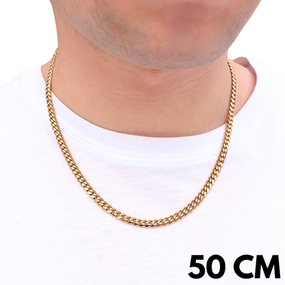 Łańcuch Cuban Złoty - 5mm