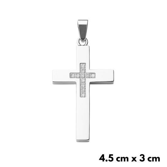 Zawieszka King Cross Białe Złoto