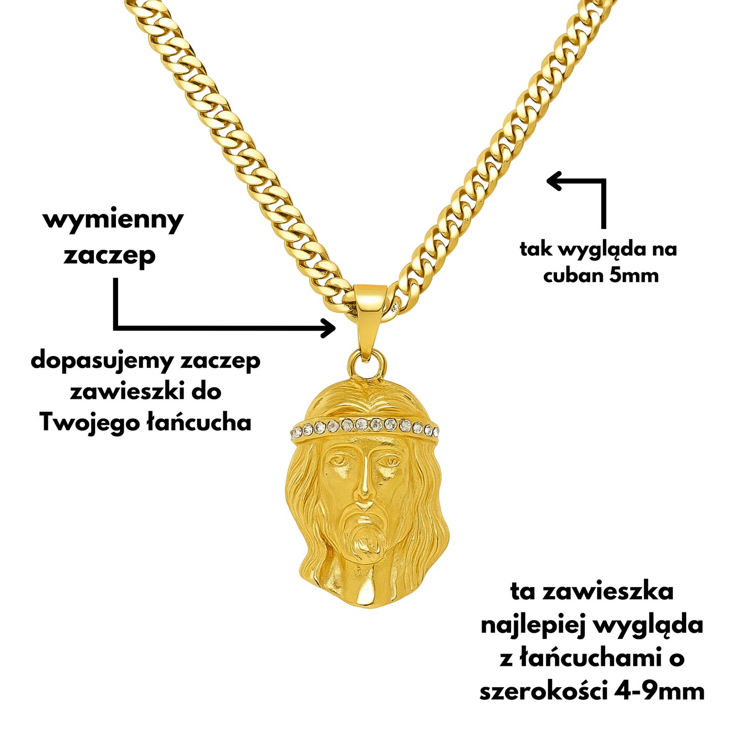 Imperial Cross Gold Pendant
