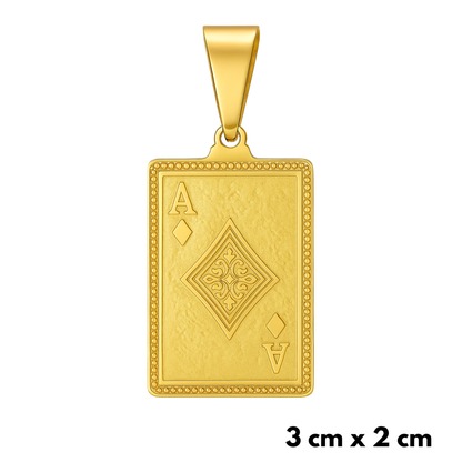 Zawieszka Karta AS Złota