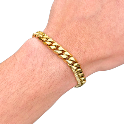 Bransoletka Cuban Złota - 10mm