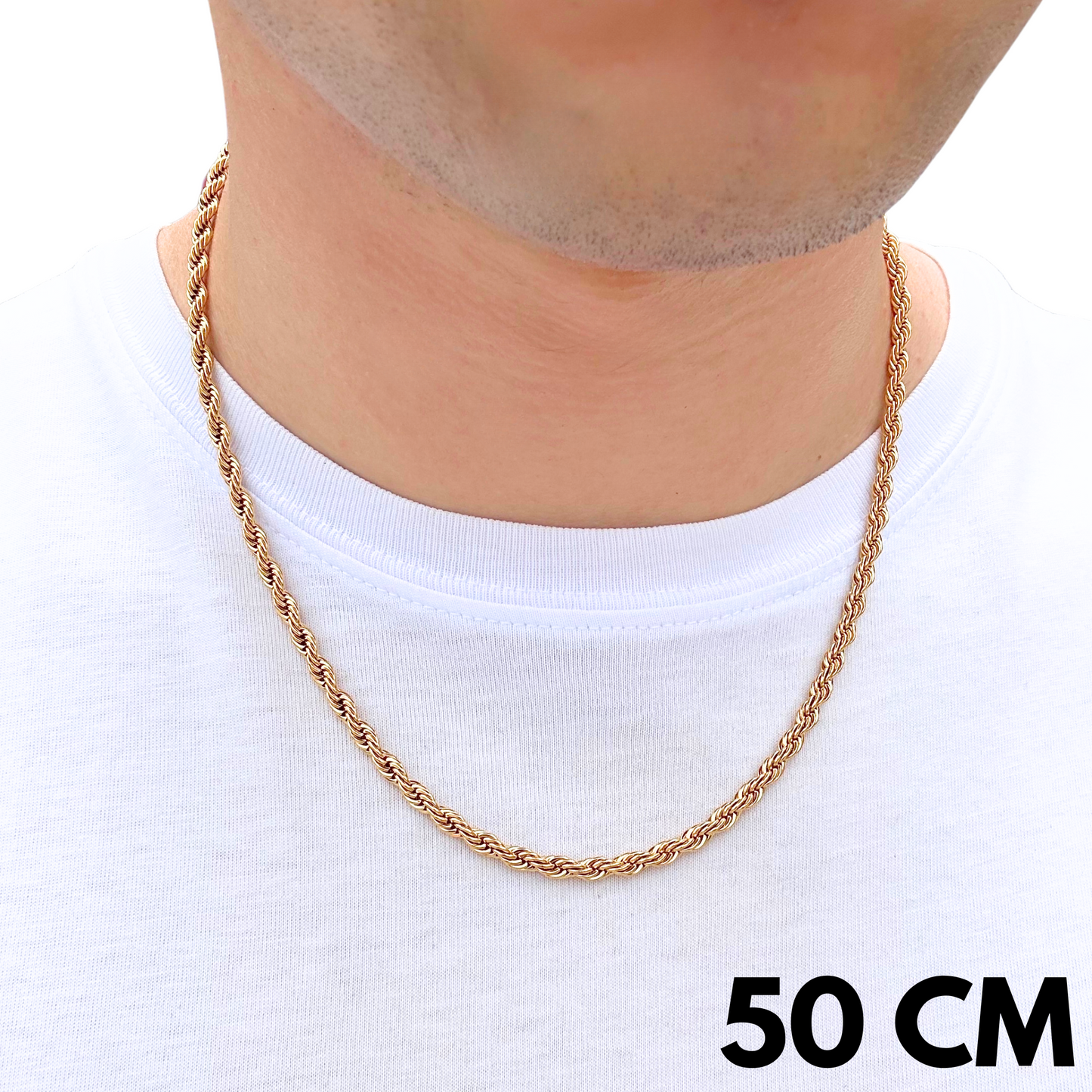 Rope Chain Gold - 3mm