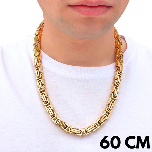 Łańcuch Królewski Złoty - 10mm