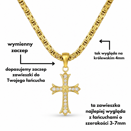 Zawieszka Grand Cross Złota