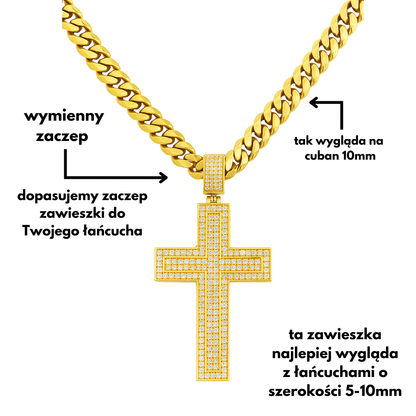 Zawieszka Loyalty Cross Złota