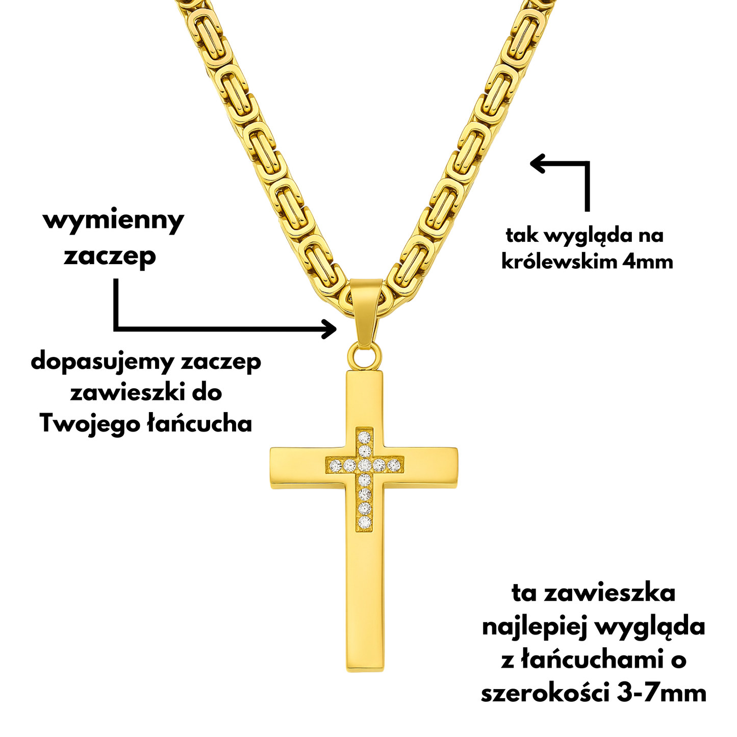 King Cross Pendant Gold