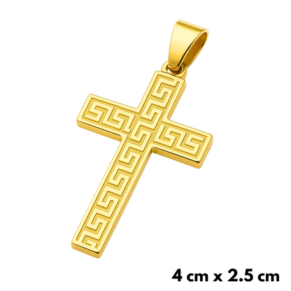 Zawieszka Ancient Cross Złota