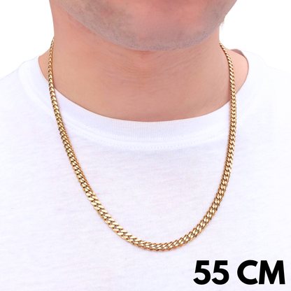 Łańcuch Cuban Złoty - 5mm