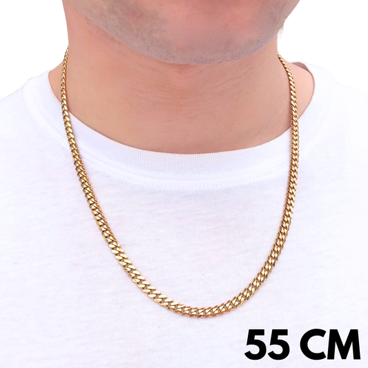 Łańcuch Cuban Złoty - 5mm
