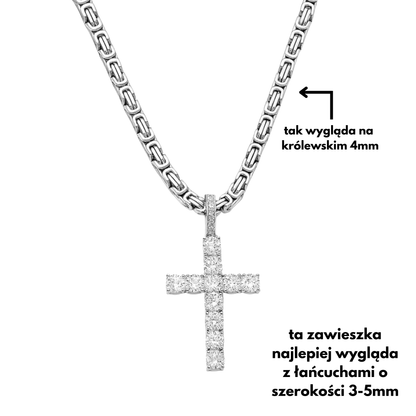 Diamond Cross Pendant Gold