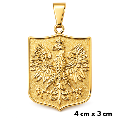 Zawieszka Godło Polski Złota