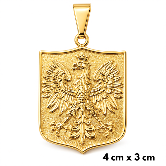 Zawieszka Godło Polski Złota