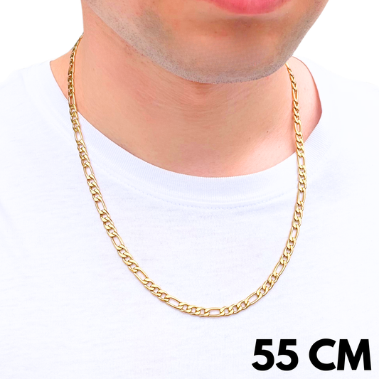 Łańcuch Figaro Złoty - 5mm