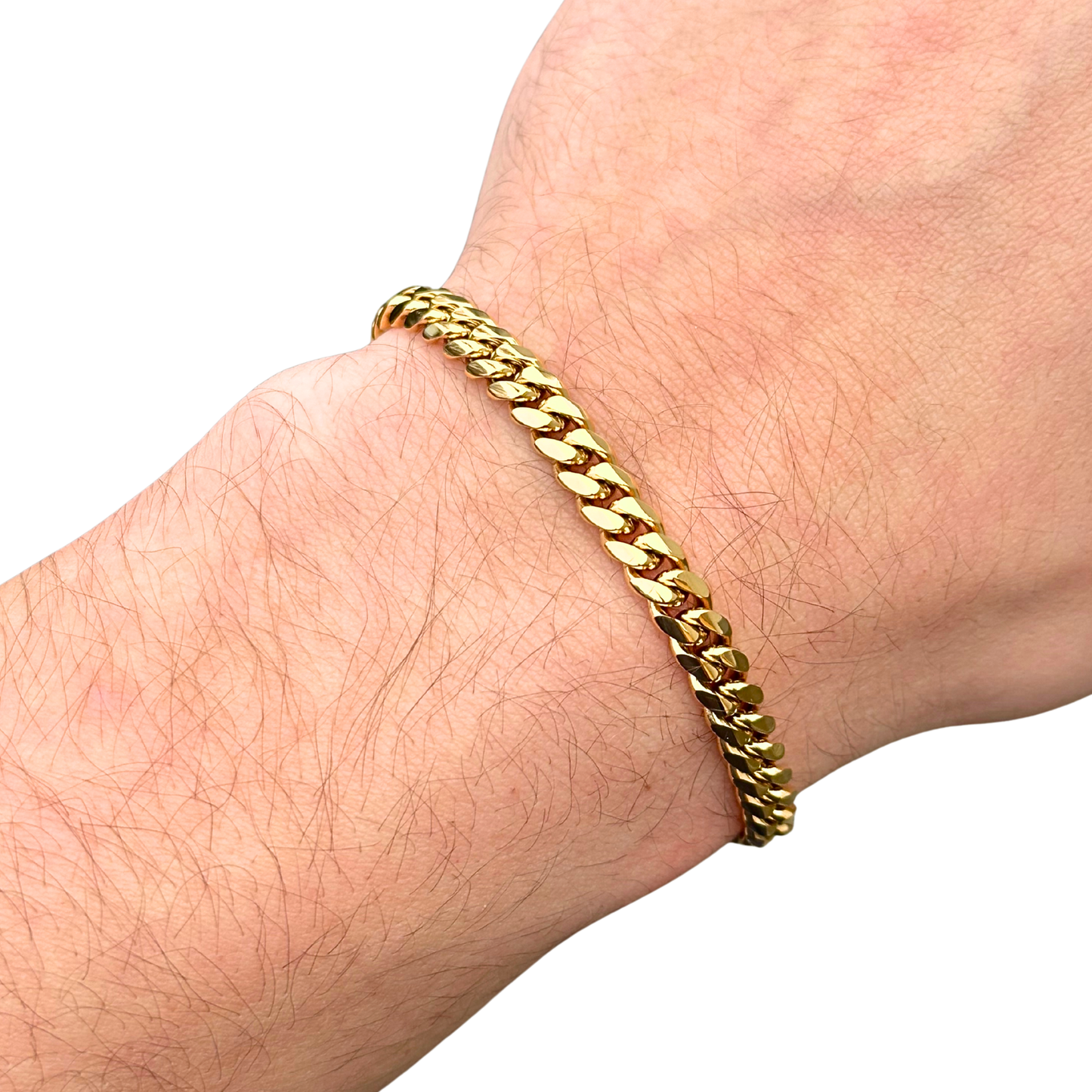 Bransoletka Cuban Złota - 6mm