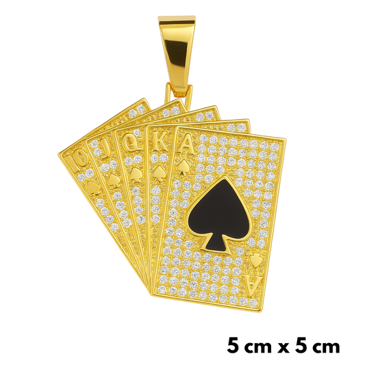 Zawieszka POKER Złota